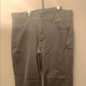 Perry Ellis Green Chinos Straight-Leg Men’s Pants 34x32